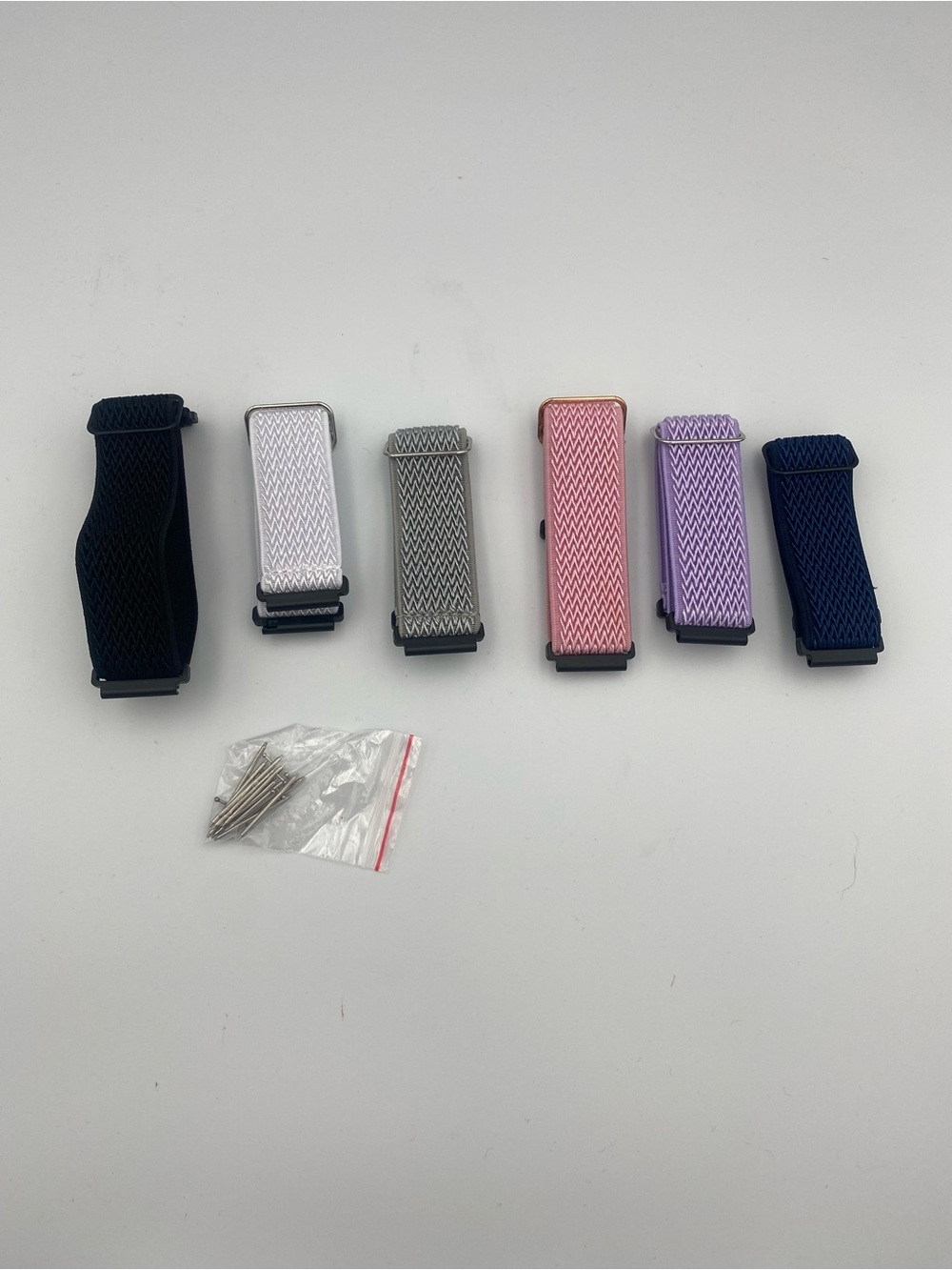 Interchangeable Woven Replacement Bands for Fitbit - Multi-Color Pack